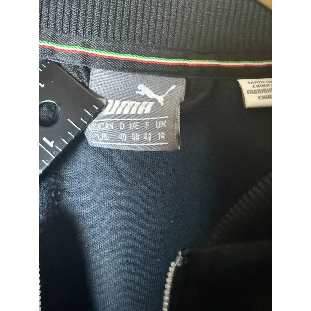 Puma Scuderia Ferrari Track Jacket Full Zip M F1 Racing Formula 1 Boys  L Black